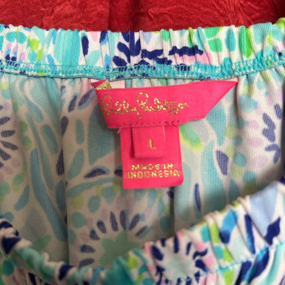 Lilly Pulitzer Strapless Summer Top - Picture 2 of 3